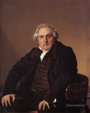 Auguste Tableau - Louis François Bertin néoclassique Jean Auguste Dominique Ingres